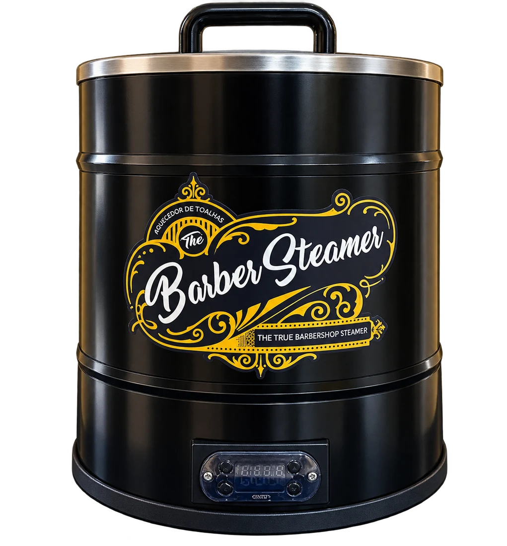 Barber Steamer — aquecedor profissional de toalhas para barbearia